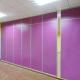 Modern Hotel Sliding Acoustic Partition Wall Melamine Surface Hanging System