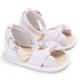 Free sample Casual sandals anti-slip 0-2 years baby First walker infant white sandals