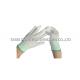 White Anti Static Gloves For Clean room / Anti Static Protection , Polyester Material