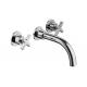 Bathrooms Concealed Wash Basin Mixer Chrome Polished Brass