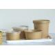 Food grade disposable food grade bamboo paper bowl and spoon for salad soup