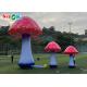 Giant Inflatable Mushroom Model Plant For Wonderland Blow Up Mushroom With Flower