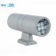 Modern design Black grey color surface mounted 18W aluminum outdoor decorative led wall light