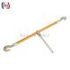 Aluminum Alloy Double Hook Light Weight Steel Turnbuckle For Power Construction
