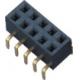 2.54mm Female 2 * 5P Dual Row Header Connector Centipede Foot Mother Connector
