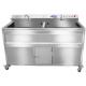 SS304 Food Processing Machinery Double Tank Veg Washing Machine