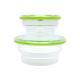 BPA Free Silicone Airtight Collapsible Food Storage Container 400ML