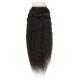 Shedding-Free Remy Hair Kinky Straight Lace Closure for Straight Kinky Hair Extensions