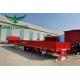 Tri Axles 60000kg Sidewall Semi Trailer For Container Transportation