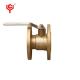 Manual 2 Inch Brass Gate Valve Ball 2 Way Flanged For Liquid