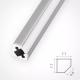 Jedver Hot Sale Aluminum Led Profile Light Bar LED for Led Strips 7.7*7.7 Right-angle profile lights
