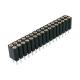2.54mm Round Pin Female Header DIP Type Straight For Medical Equipment