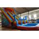 Cheap Commercial Adult Waterslide Inflatable Bounce House Water Jumper Inflatable Water Slide Bouncy Castles With Pool F