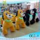 Hansel battery coin operation amusement park outdoor playground moving family party mechanical dog ride in mall