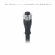 S Code M12 Female Connector Free End EMI Shielded Connector For AC Applications