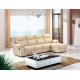 home genuine section leather recliner sofa living furniture