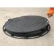 High Strength Ductile Iron Manhole Cover Grey Black Color Eco Friendly