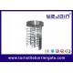 High Speed Full Height Access Control Turnstile Gate With Emergency - scape