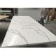 Gray And White Quartz Tile Countertop Kitchen Cabinet Top Customised Size