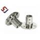 1.4308 Oem Ss Investment Casting Round Flange Base Marine Hardware Pipe Stanchion