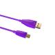 Customizable Purple Usb 3.1 To Lightning Cable 1m For Iphone Ipad