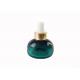 30ml Luxury Turquoise Dome Glass Dropper Bottle For Cosmetic Packing