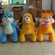 Hansel amusement commercial games electric walking stuffed animal toy ride