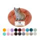 Round Puppy Anti Anxiety Bed Ventilated Polyester Pet Bed ODM