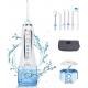 Electric White Cordless Advanced Water Flosser With Multi Tips