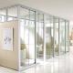Commercial Office Glass Partition Walls High Security Easy Maintenance