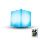 Waterproof LED Cube Table Lamp , LED Mood Light Cube Suit For Outdoor Party