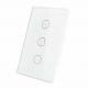 Tuya For  Led Bulb  Voice Control  Glass Touch Operated Smart Wifi Light Dimmer Switch With Google&Alexa