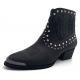 Comfortable Autumn Women Shoe Boots Mid Calf Length With Rubber Outsole