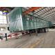 GCC Certification Flatbed Semi Trailer for Transportation Fuwa 3 Axles 30-100t Fence