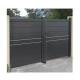 Custom Aluminum Drive Way Gates With Additional Features And Customization Aluminum Outdoor Gates