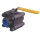 3Cs Side Entry Actuated Ball Valve Floating Type Butt Welded