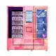 Automatic Beauty Cosmetics Vending Machines LED Lighting Custom Stickers Display Window