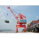 High Durability Port Harbour Crane , 40T Lattice Boom Crane Small Footprint