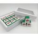UV Embossing Christmas Packaging Boxes Recyclable With Clear PVC Window