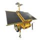 Manual Mast Solar Lighting Towers With LED Lights Retractable Solar Panels