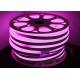 Pink LED Neon Tube Light For Bathroom / Club Decorative UV Resistant