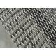 Stainless Balanced Weave Conveyor Belts , Chain Mesh Belt For Sugar Oven