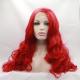 Fashion New Style Ombre Synthetic Lace Front Wigs Cosplay Wigs Red Color 8-26