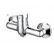 Polished Wall Mounted Bathtub Mixer Faucet Single Lever Erosion Resistant