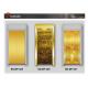 Concave Golden Elevator Cabin Decoration Stainless Steel Door Plates