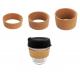 Natural Cork Band Replacement Brew Cork Glass Coffee Cup Sleeve Band