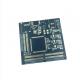 Yellow Multilayer Circuit Board with Blue Solder Mask and 0.2mm Minimum Hole Size