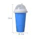 Outdoor Silicone Ice Cream Container Smoothie Cup Customized With Lid