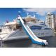 0.9mm PVC Water Play Equipment Inflatable Water Slide For Yacht Custom Size Inflatable Yacht Slide