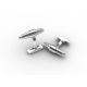 Tagor Jewelry Top Quality Trendy Classic Men's Gift 316L Stainless Steel Cuff Links ADC17